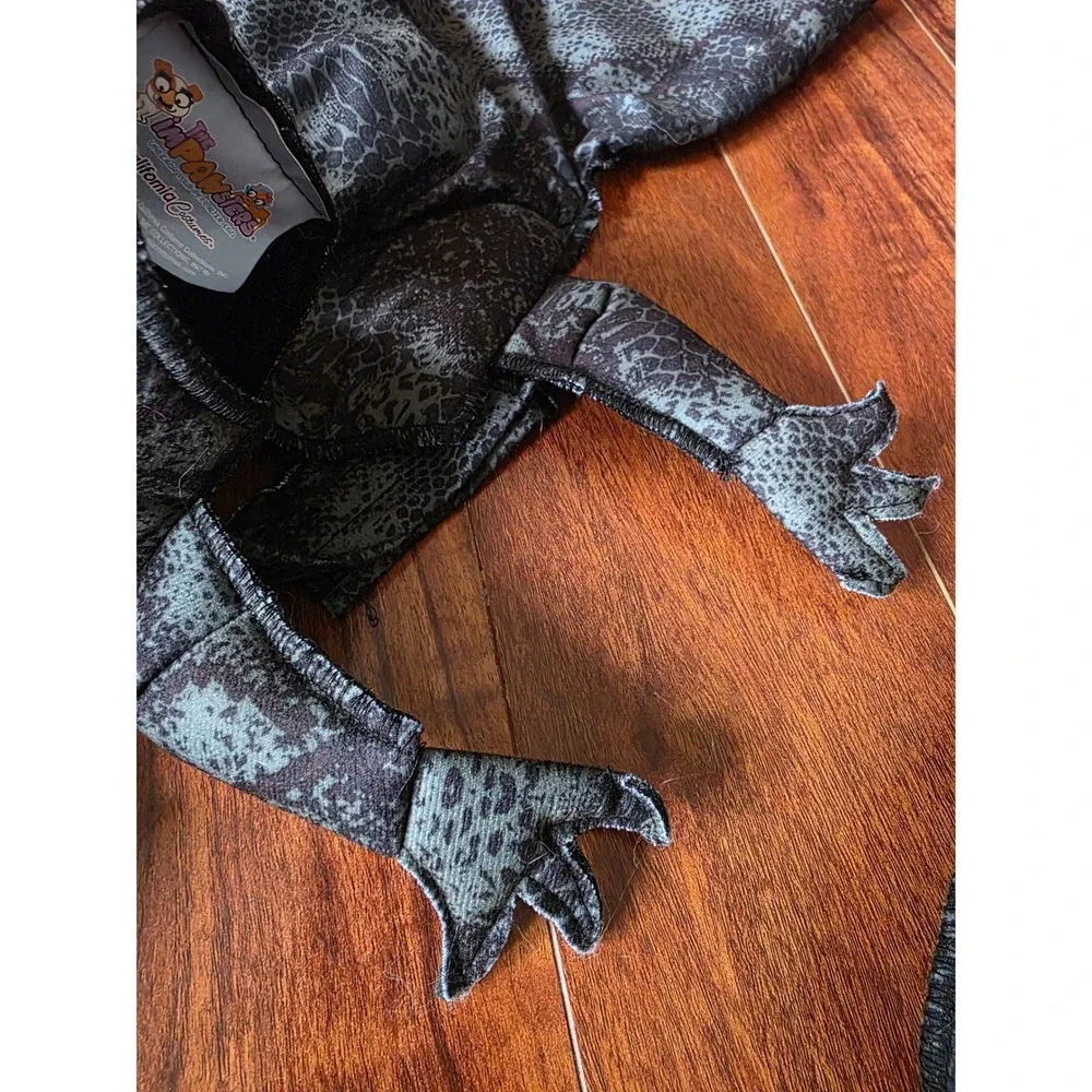 California Costumes Impawsters Pupasaurus Rex Dinosaur Dog Costume Grey Small